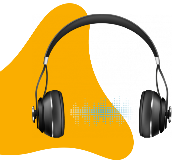 Audiologist fitting a hearing aid